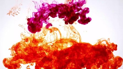 Beautiful Colorful Acrylic Water Painting Design Art with BGM