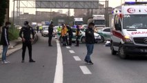 Başakşehir'de feci kaza: Motosikletli sürücü metrelerce sürüklendi