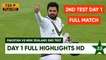 New Zealand vs Pakistan 2nd Test Match Highlights 2021 || Day 1 highlights