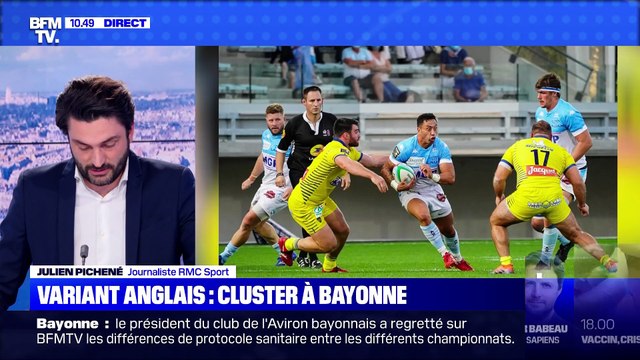 Variant anglais: cluster à Bayonne - 03/01