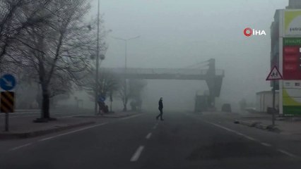 Iğdır Yoğun Sis Altında