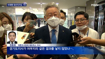 [MBN 신년여론조사] 이재명 대선지지도 1위…5년 단임제 개헌 48% 찬성