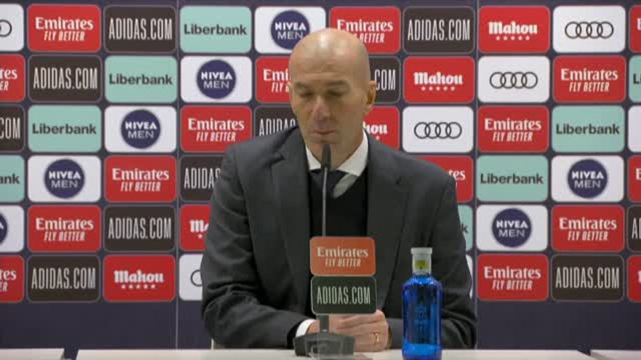 Zidane: "No es nada fácil, sabemos que somos el Madrid y tenemos que ganar siempre"