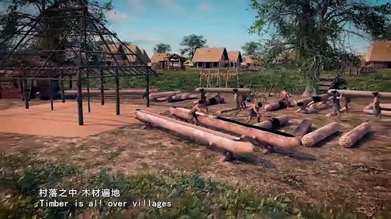 良渚木作 Travail du bois de Liangzhu