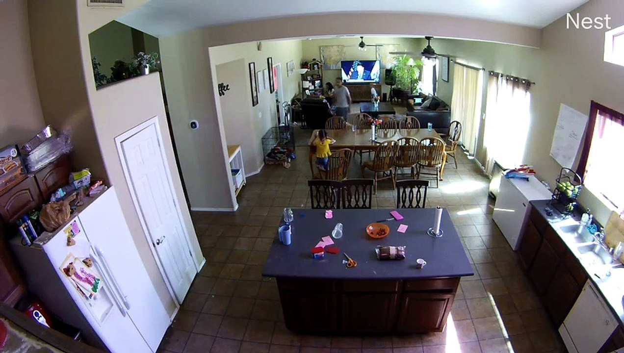 Camera Catches Mom Saving Son