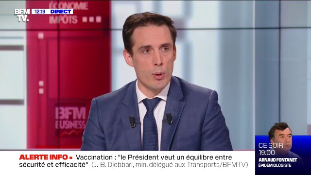 Jean-Baptiste Djebbari sur l'épidémie de Covid-19: Nous sommes sur un plateau, des territoires sont plus touchés que d'autres