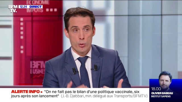 Jean-Baptiste Djebbari: En cette période de Noël, on a vu voyager 70% des voyageurs habituels