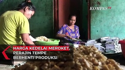 Скачать видео: Harga Kedelai Meroket, Sebagian Produsen Tahu Tempe Berhenti Produksi