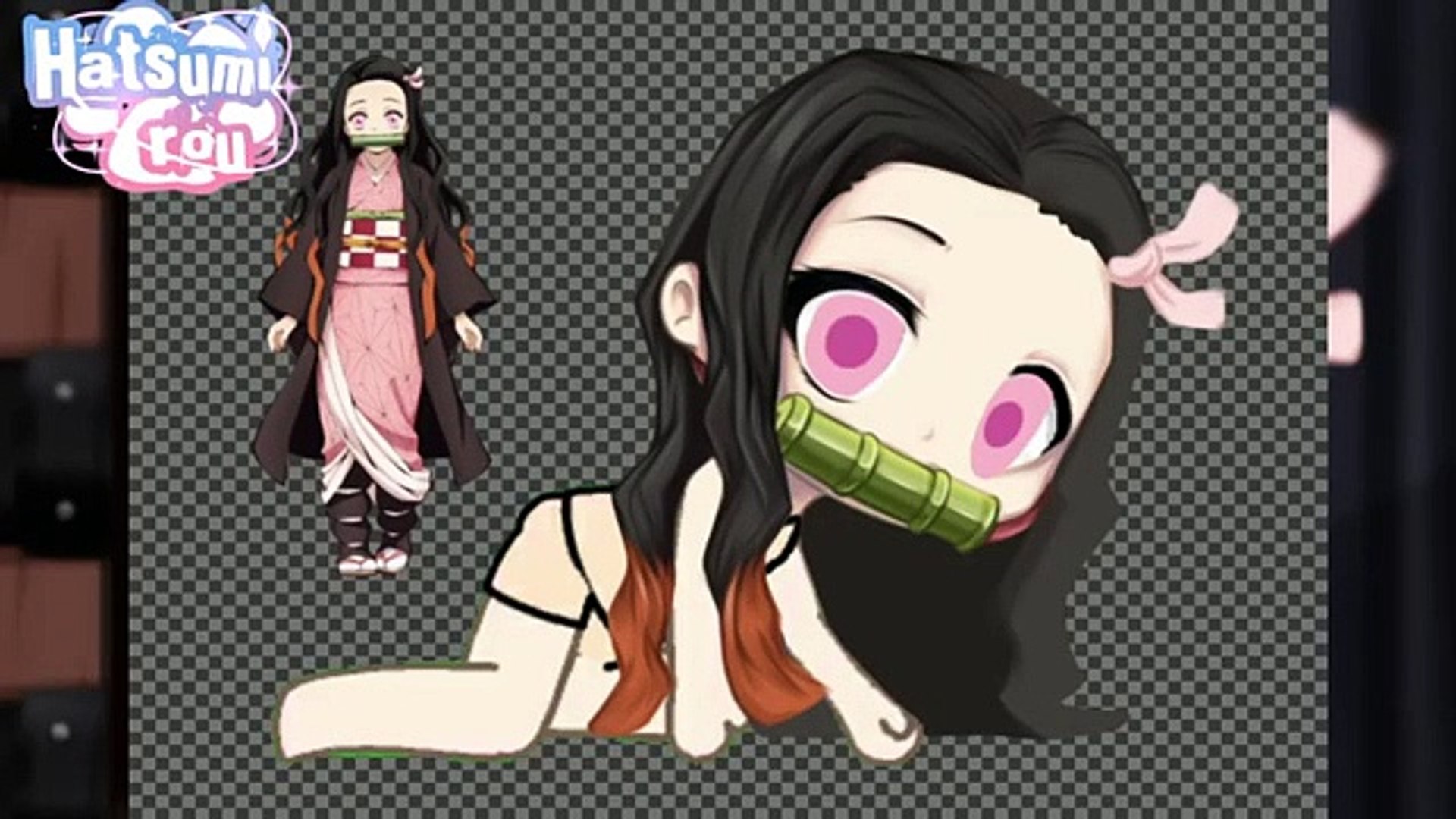 Nezuko, How to make, Gacha Club