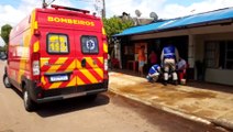 Homem fica ferido ao cair de motoneta na Rua Souza Naves, no Bairro Parque São Paulo