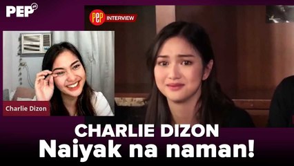 WATCH: Charlie Dizon emotional reaction to her "crying moment" in presscon