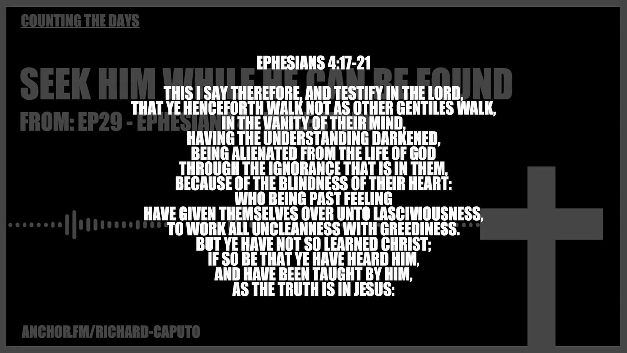 Seek HIM While HE Can Be Found