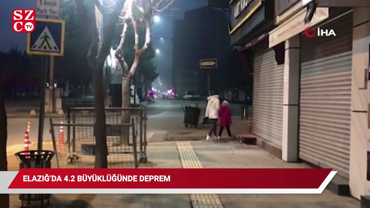 Elazığ'da 4.2 büyüklüğünde deprem