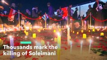Thousands of Iraqis Gathered in Baghdad to Mark the 1-year Anniversary of the Killing of Soleimani