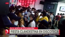 Intervienen fiestas clandestinas en discotecas de Cochabamba