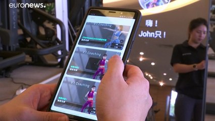 "Умное" зеркало для занятий спортом