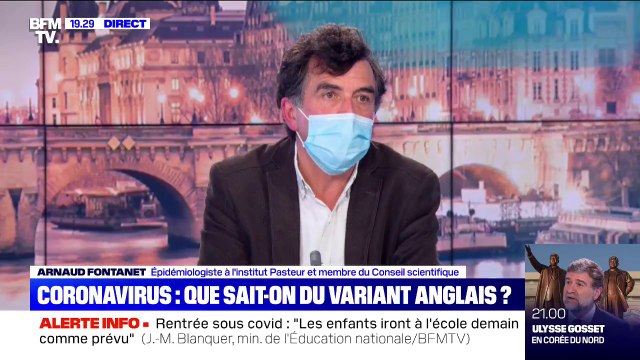 L'épidémiologiste Arnaud Fontanet: On n'a pas le chiffre exact sur le nombre de personnes touchées par le variant du Covid en France