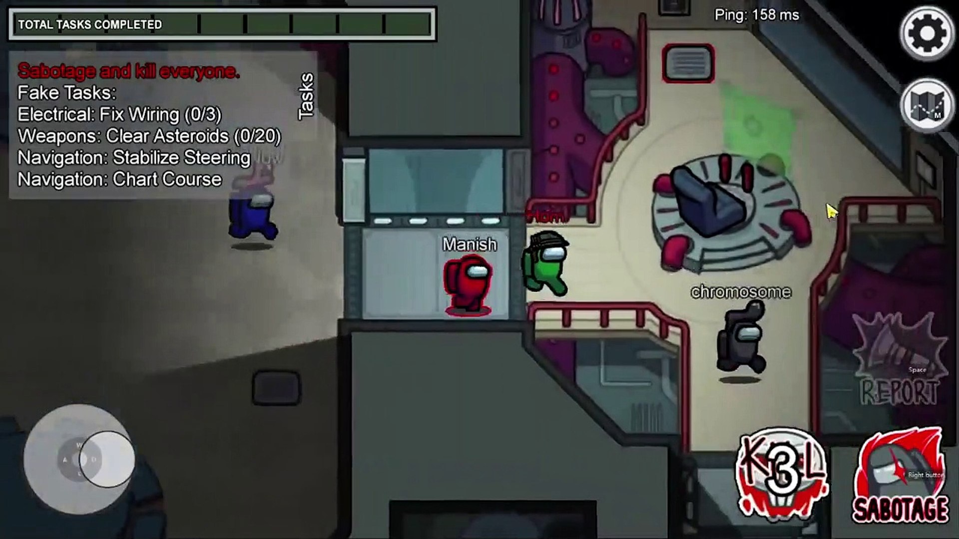 ⁣Among us - Full Impostor gameplay