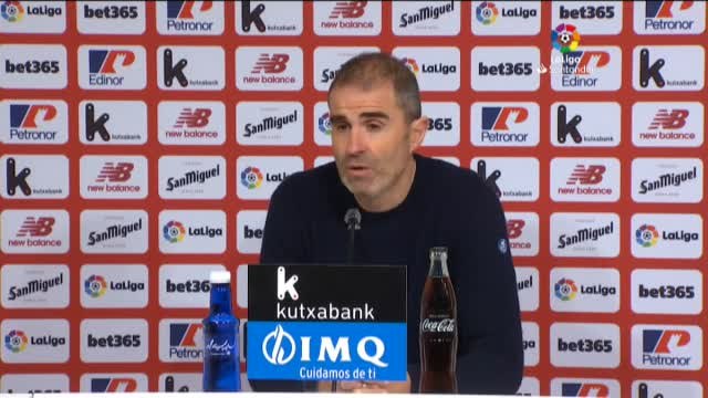 Garitano, minutos antes de su destitución: Yo lo que quiero es que gane el Athletic, esté yo o no