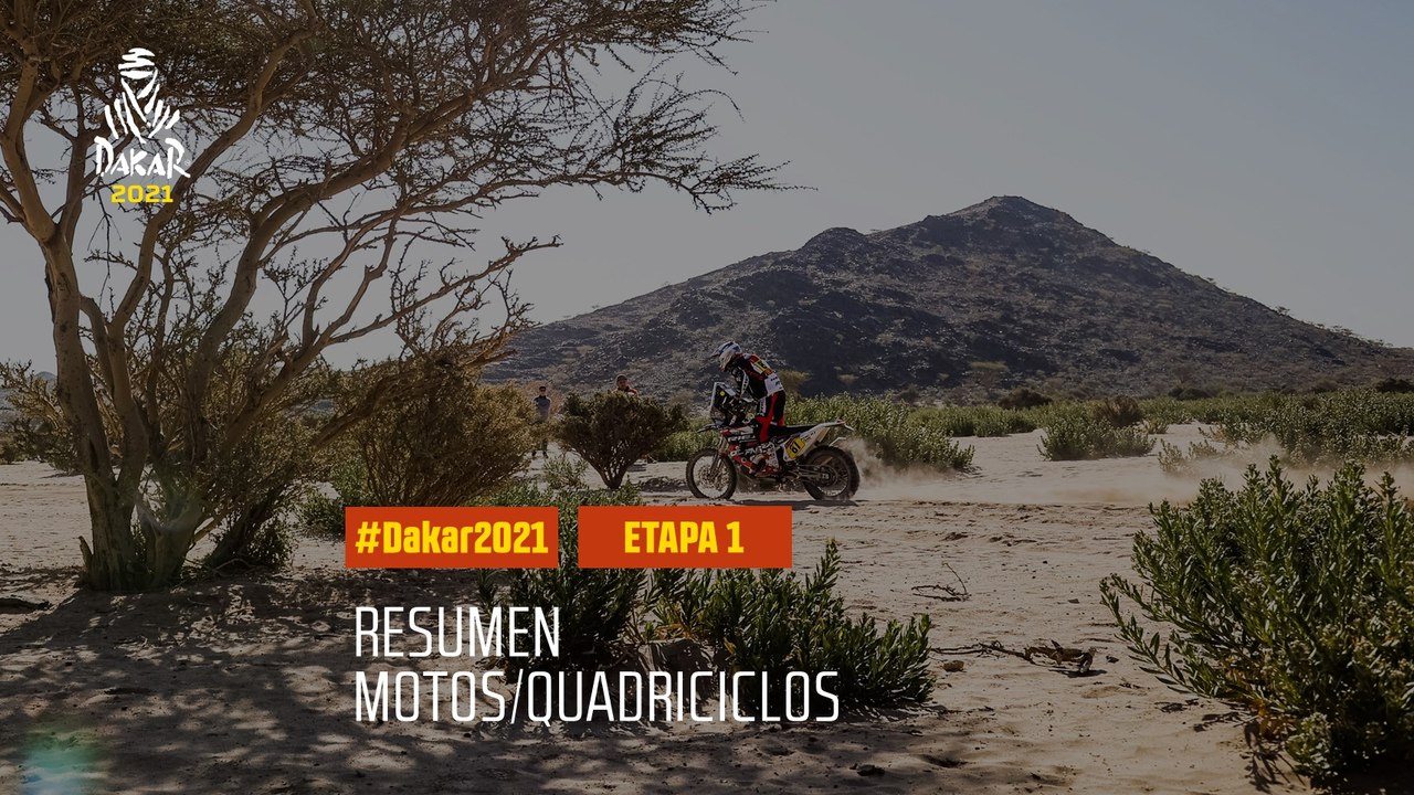 #DAKAR2021 - Etapa 1 - Jeddah / Bisha - Resumen Moto/Quadriciclos