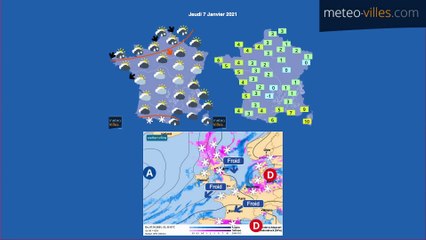 Bulletin meteo du dimanche 3 janvier 2020