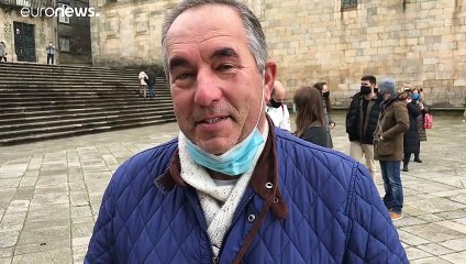 Colas en Santiago ante la Puerta Santa que exime de todos los pecados