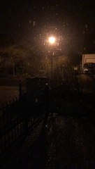 Premiers flocons à Chécy, dimanche 3 janvier