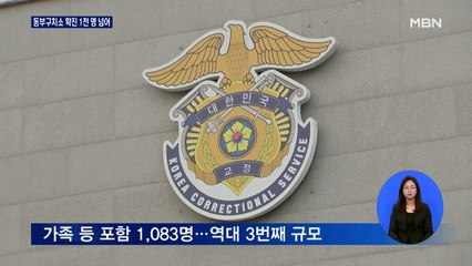 동부구치소발 누적 확진자 1천 명 넘어…"10명 중 4명 감염"