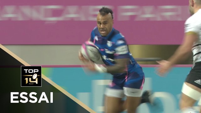 TOP 14 - Essai de Telusa VEAINU (SFP) - Paris - Brive - J13 - Saison 2020/2021