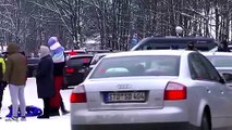 German police chase daytrippers off ski slopes