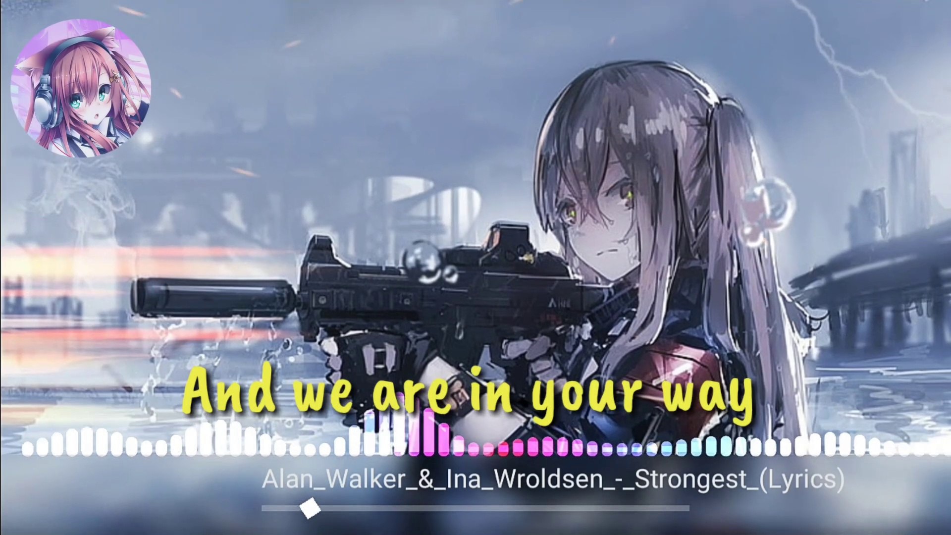 Nightcore_-_Alan_Walker_&_Wroldsen_-_Strongest( Lyrics ) - video