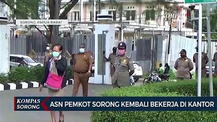 ASN Pemkot Sorong Kembali Bekerja Di Kantor
