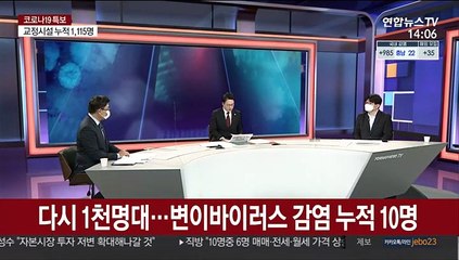 Скачать видео: [뉴스큐브] 신규확진 1,020명…확산세 향후 2주 중대기로