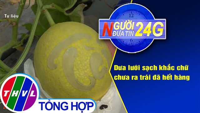 Người đưa tin 24G (11g ngày 4/1/2021) - Dưa lưới sạch khắc chữ chưa ra trái đã hết hàng
