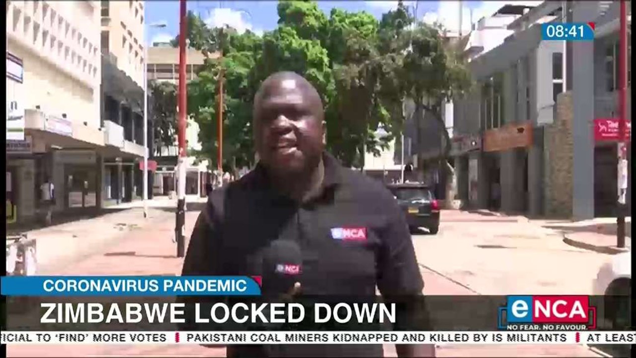 Zimbabwe locked down