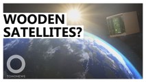 Japanese researchers are developing wooden satellites