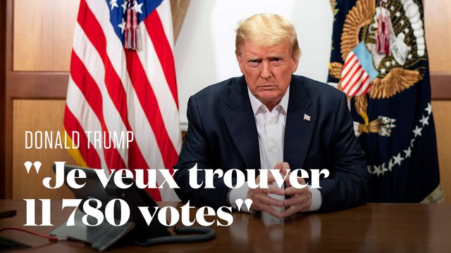 L'enregistrement audio de Trump faisant pression sur un élu pour trouver des bulletins en Géorgie