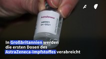 Briten werden jetzt auch mit AstraZeneca-Impfstoff immunisiert