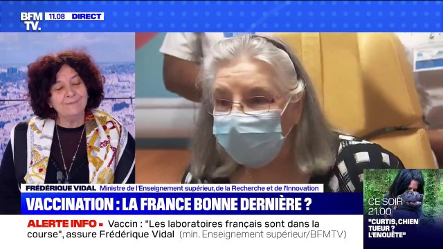 La ministre de la Recherche Frédérique Vidal n'a aucun doute sur le vaccin Pfizer