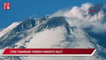 Etna Yanardağı yeniden harekete geçti