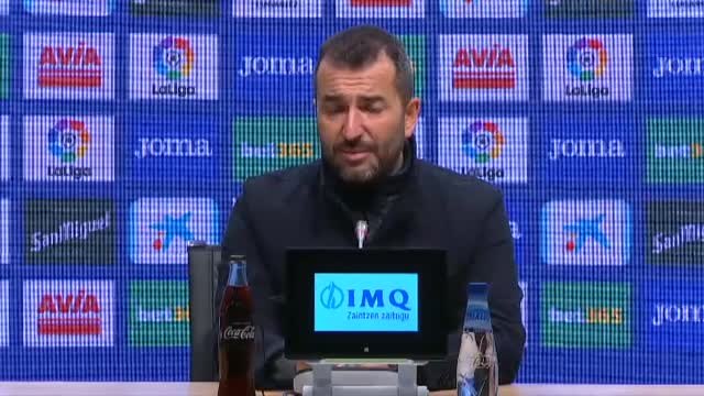 Mendilibar: Hemos jugado para poder ganar y hoy hemos ganado