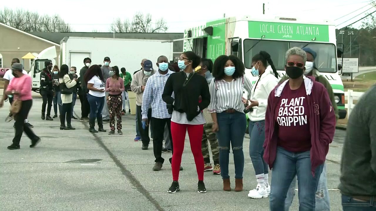 Demokraten in Georgia setzen auf schwarze Wähler