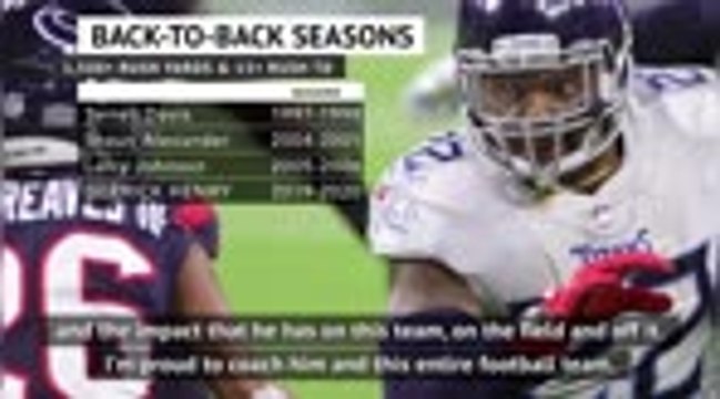 Henry has landmark game as Titans clinch playoff berth