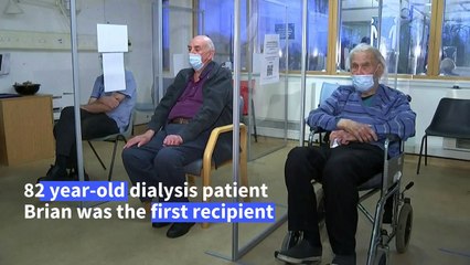 First recipients hail 'wonderful' Oxford/AstraZeneca vaccine