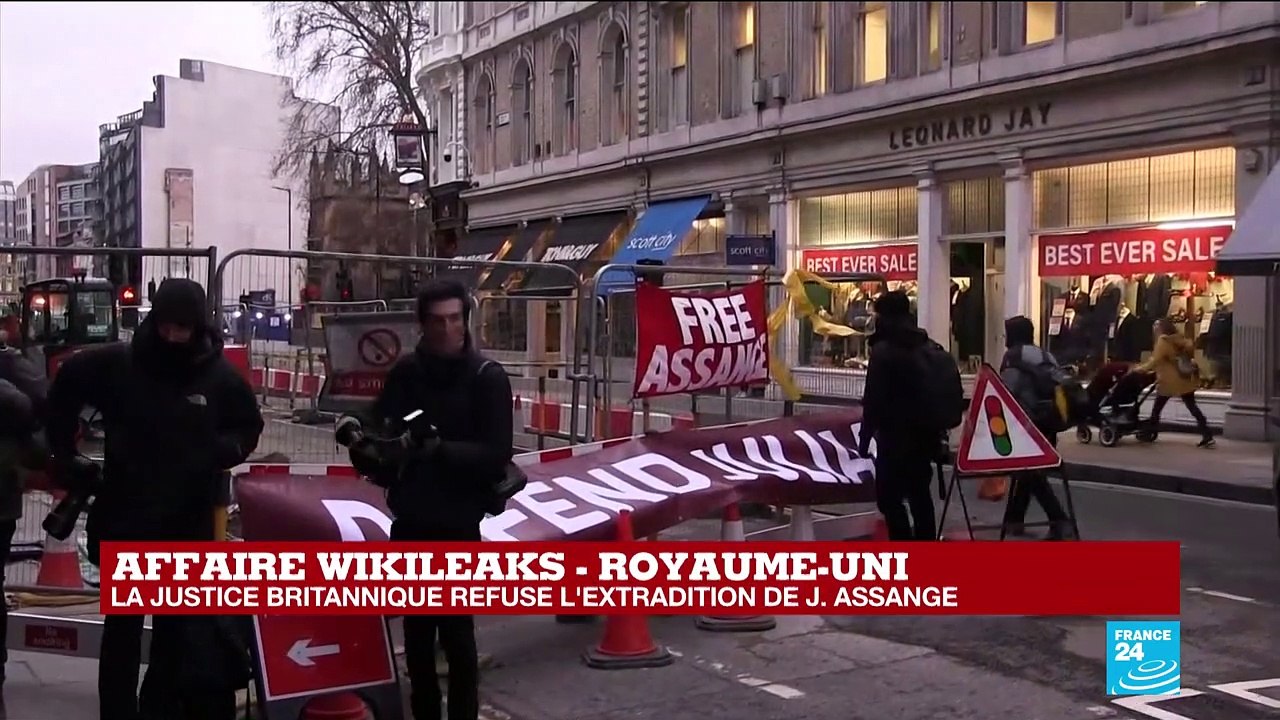 La justice britannique préoccupé par l'état de santé d'Assange, refuse son extradition vers les USA