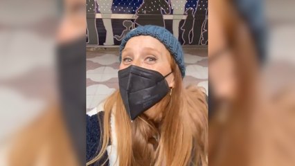 Maria Castro disfruta del Museo de Cera con su familia