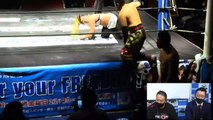 Jun Kasai, Masashi Takeda & Rina Yamashita vs. Dragon Libre, GENTARO & Takashi Sasaki