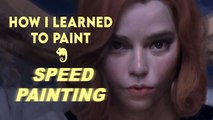 Queen's Gambit Speedpainting & How I learned to paint