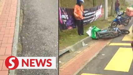 Another motorcyclist dies after hitting pothole