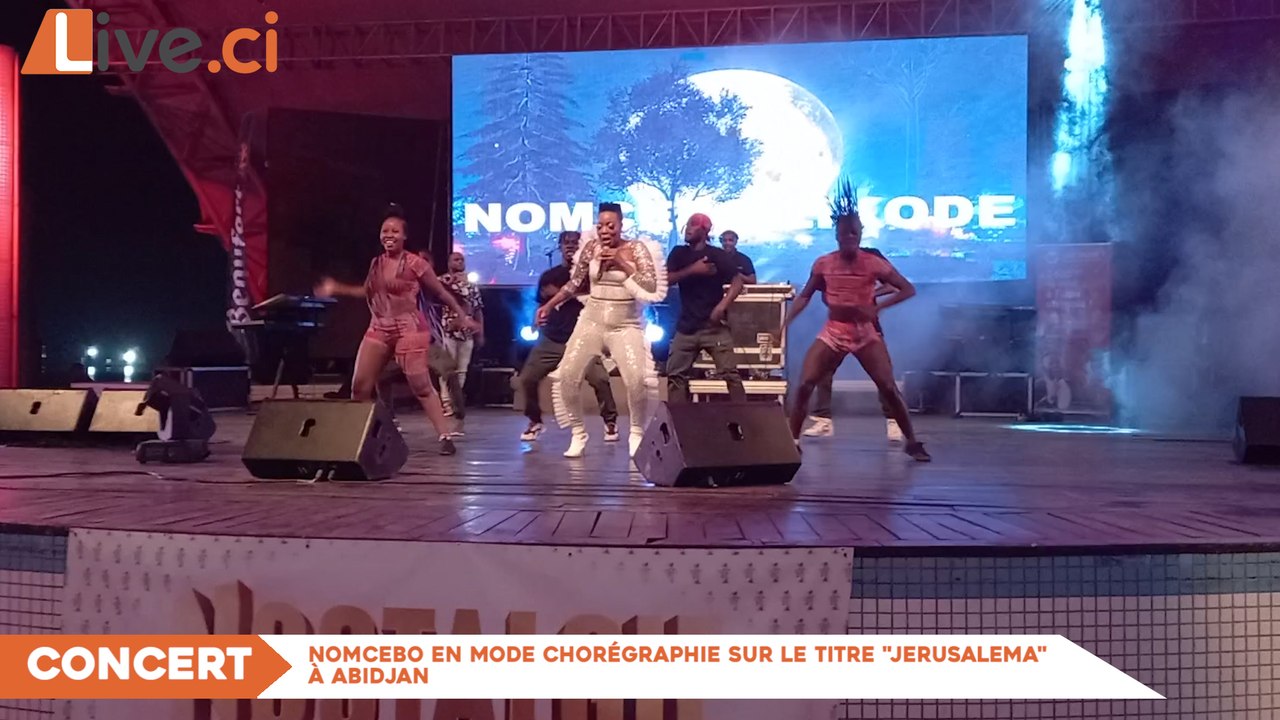 Nomcebo en mode chorégraphie sur le titre "jerusalema" à Abidjan